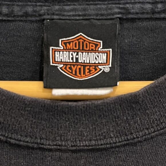 VTG Harley Davidson 100th Anniversary Open Road Tour T-Shirt XL Motor Biker Y2K - Picture 5 of 8